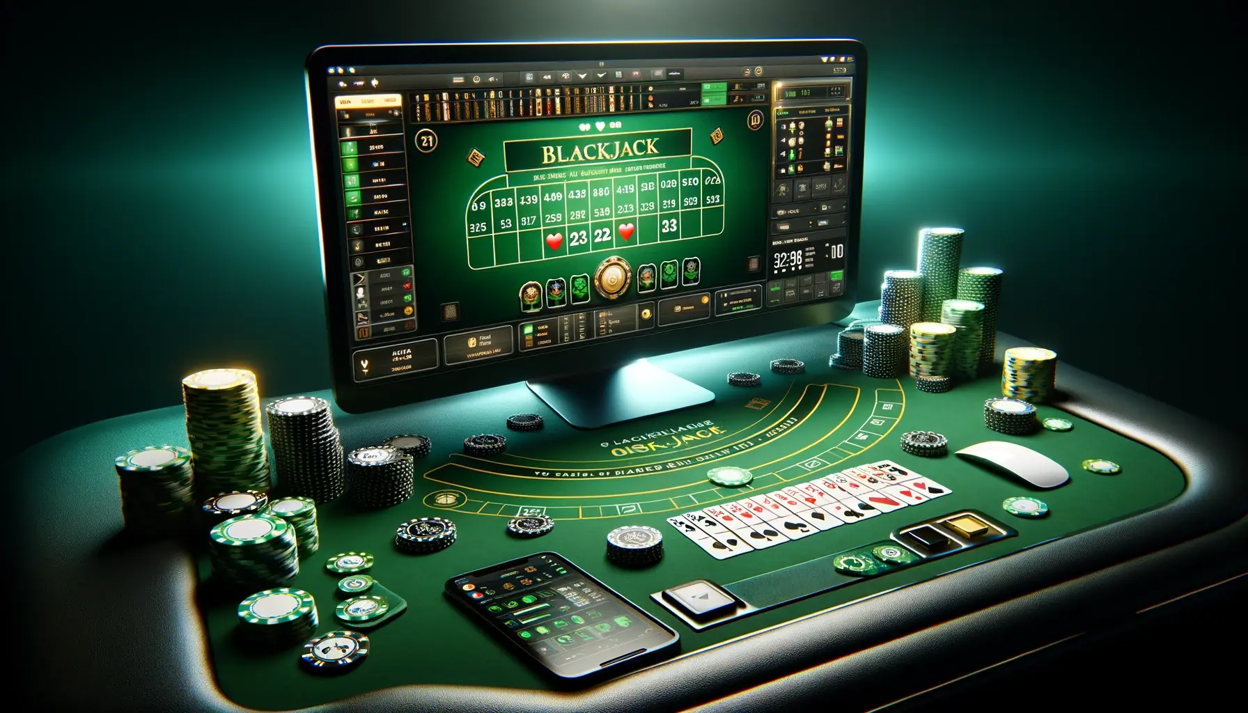 Cool Cat blackjack game